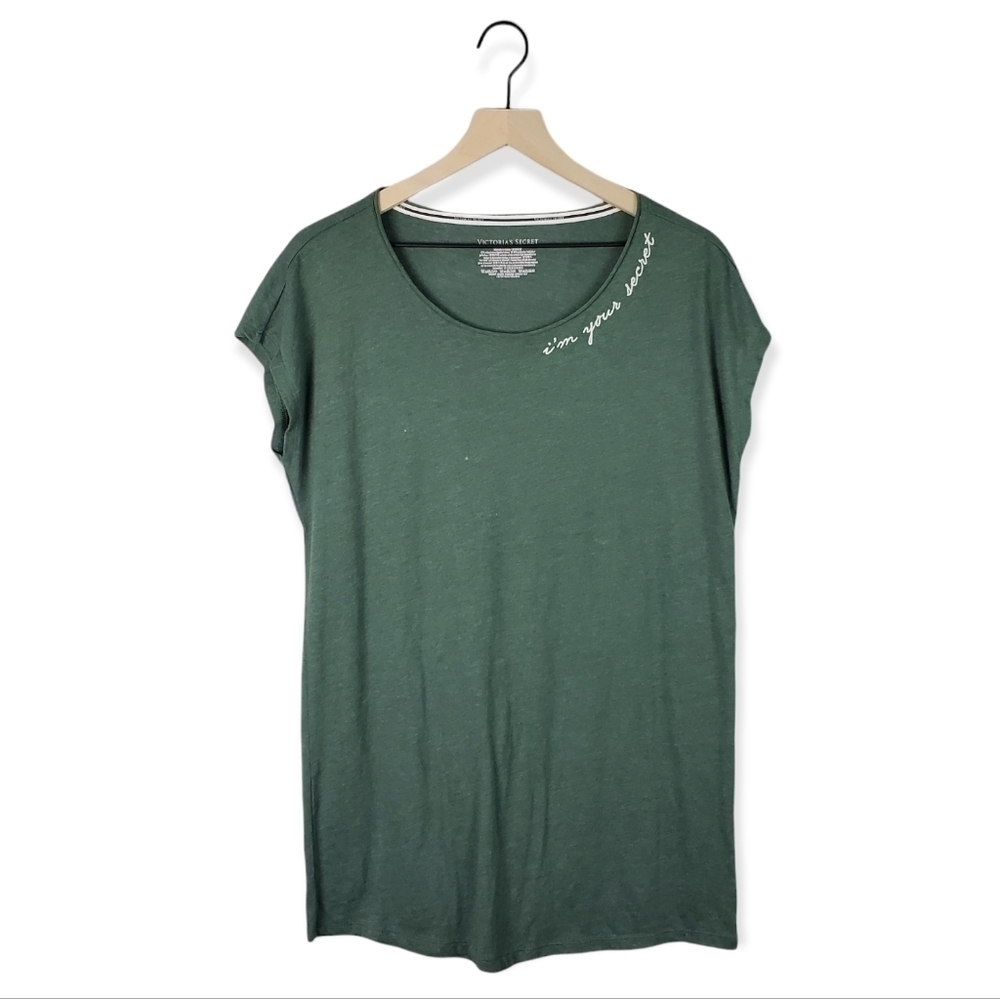 Victoria’s Secret Green Long Tee Tunic XS